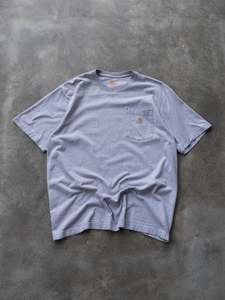 Carhartt Dickies Workwear: Vintage Grey Carhartt Pocket Tee (L)
