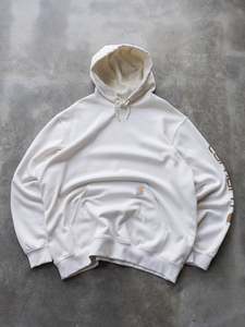 Vintage Cream Carhartt Hoodie (2XL)