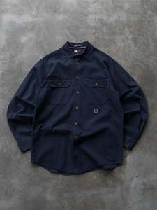 Tommy Hilfiger: Vintage Navy Tommy Hilfiger Shirt (S)