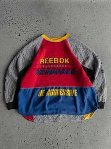 Reebok: Vintage 1987 Reebok Quilted Sweatshirt (XL)