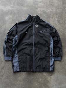 Kids Vintage: Vintage Black & Grey Nike Jacket (18-20Y)