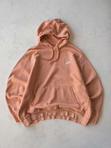 Vintage Nike Logo Peach Hoodie (2XL)