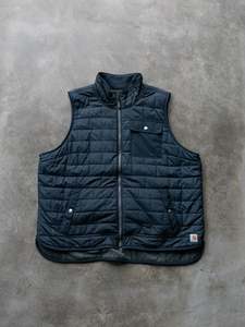 Vintage Navy Carhartt Reversible Vest (XL)