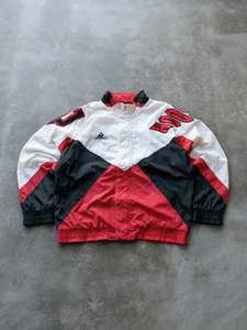 Vintage 90s White Indiana Hoosiers Colourblock Windbreaker (L)