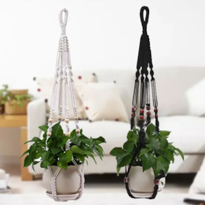 Pots Trays: Macramé Plant Hangers
