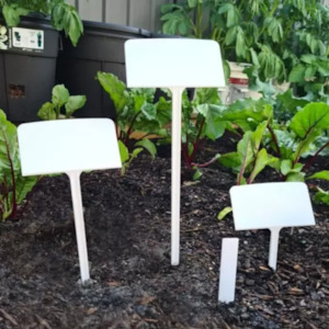 Garden Accessories: Plant Labels Premium - White (10 Pack)