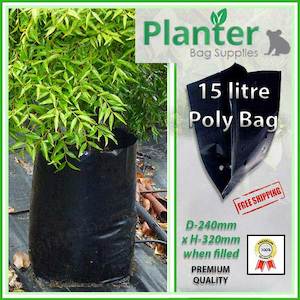 15 litre Polyethylene Plant Growbags PB25