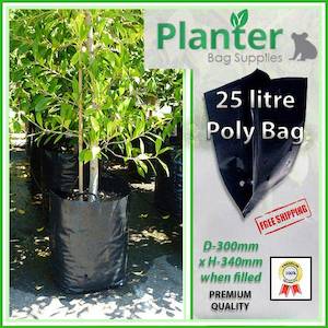 25 litre Polyethylene Plant Growbags PB40