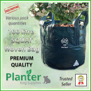 100 Ltr – 400 Ltr: Woven Planter Bags – 100 ltr SQUAT
