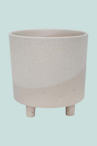 Pots Planters: Dune Crackle Glaze Planter - Fits Medium Plants