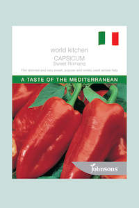 Seeds: Capsicum - Sweet Romano - 50 Seeds