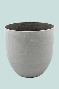 Lightweight Fibrecrete Planters: Cement Shell - Fibrecrete Egg Cover Pot - Fits 25cm Large Plants