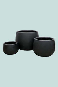 Midweight Fibrecrete Planters: Ahuriri Planter Range - 3 Colours - 3 Sizes