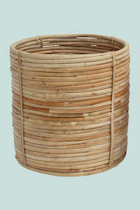 Baskets Natural Planters: Rattan Ring Basket Planter Range - 2 Sizes
