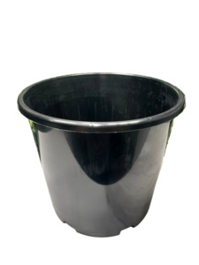 Nursery Pots Saucers: Black Nursery Pot 27cm (8.5L)