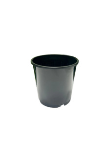 Nursery Pots Saucers: Black Nursery Pot 10cm (750ml)