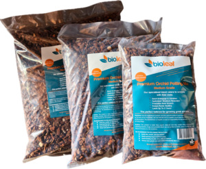 Bio Leaf Premium ORCHID Potting Mix - MEDIUM 3-8mm 2 Litre