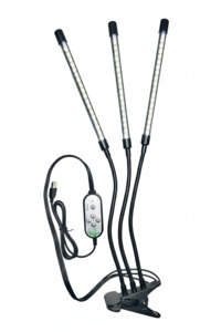 Triple Head USB Clip-On Grow Light