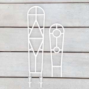 Care Gifts Accessories: Trellis / Plant Frame - white plastic