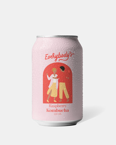 Products: Everybodys Raspberry Kombucha - (12 Pack)
