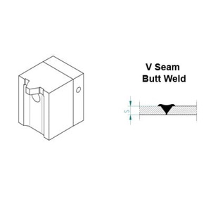 Welding Shoe V Seam Butt Weld 8mm for Mini