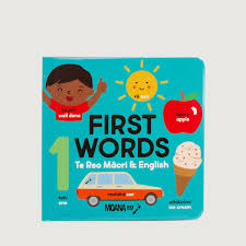 First Words Te Reo and English Board Book - Moana Rd