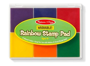 Collage: Rainbow Stamp Pad - Melissa & Doug