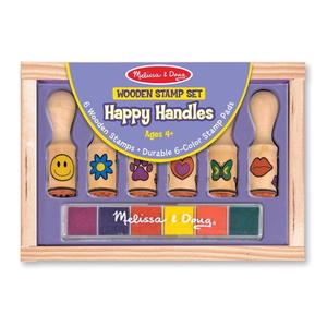 Collage: Happy Handle Stamp Set - Melissa & Doug