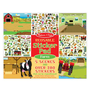 Collage: Farm Reusable Sticker Set - Melissa & Doug