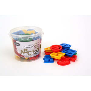 Playdough: Cookie Cutters - Alphabet & Numbers small - Appetito