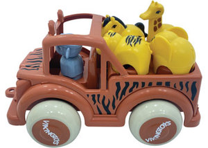 Safari Jeep with Guide and Animals 25cm - Reline Viking