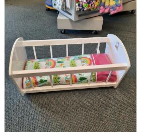 Dolls: Medium Cradle with Bedding - NZ Made
