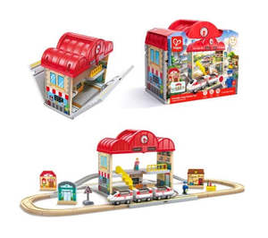 Portable Train Station Set - Hape