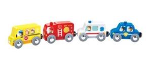 Colourful Vehicles Fleet Rail- Play Essentials