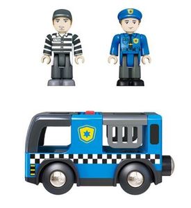 Trains: Police Car with Siren - Hape
