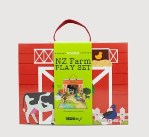 Wooden Blocks: New Zealand Farm Play Set - Moana Rd