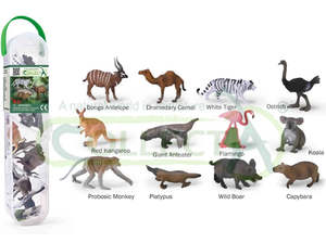 Box of Mini Wild Animals (3) - Collecta
