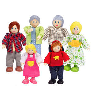 Figures People: Doll Family - Caucasian - Hape