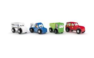 Smaller Vehicles: Wooden Vehicles 4pc set - J'adore