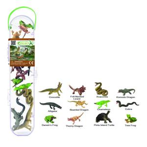 Box of Mini Reptiles and Amphibians - Collecta