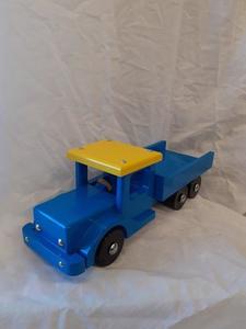 Large Wooden Vehicles: Wooden Dump Truck Painted - NZ Made