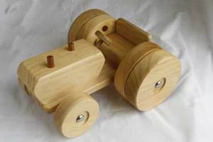 Wooden Tractor