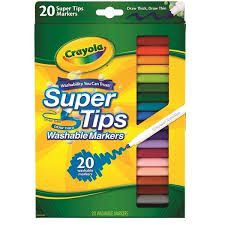 Felts Markers: Crayola Super Tips Markers 20Pk