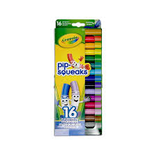Felts Markers: Crayola Pipsqueaks felt pens pkt 16