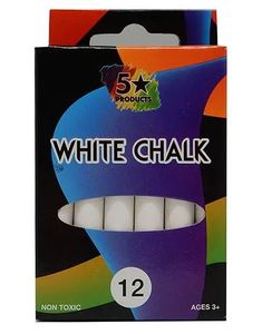 Chalk: Chalk - White 12pc