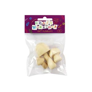 Wooden Mushroom 3pc 3cm & 6cm