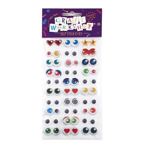 Craft Items: Self-Adhesive Eyes 30prs - Craft Workshop