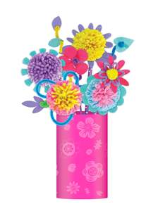 Craft Items: Pom Pom Flower Bouquet - Avenir