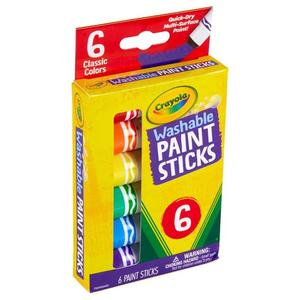 Washable Paint Stick 6pk - Crayola