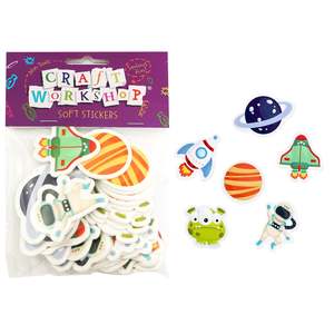 Stickers: Soft Stickers - Outer Space 30pc